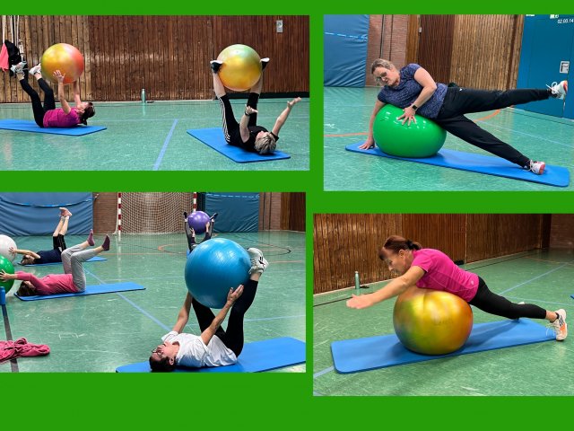 Gymnastik mit dem Pezziball